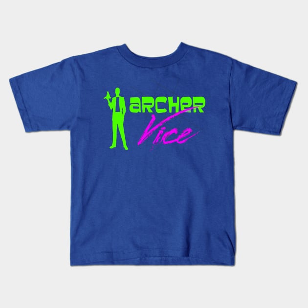 Archer Vice Kids T-Shirt by Gsweathers